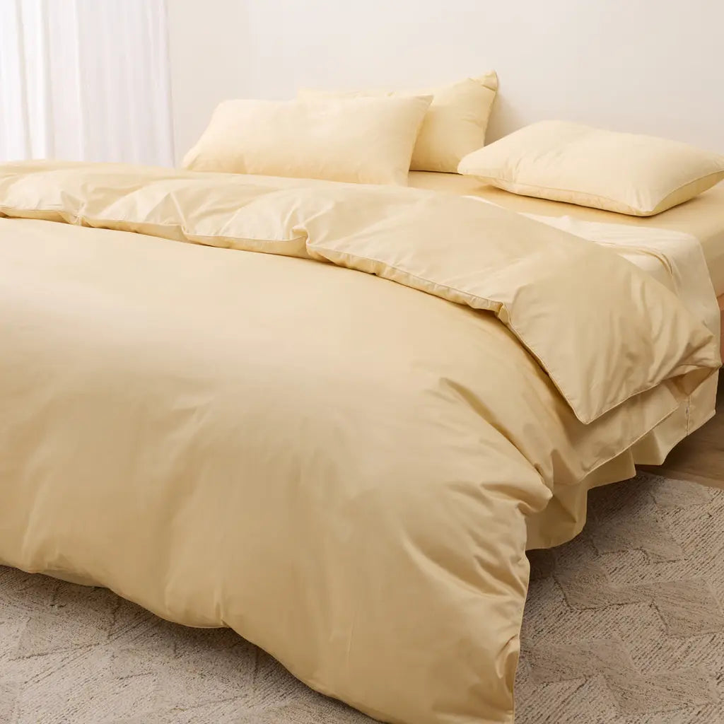 Taupe Solid Bed Sheet